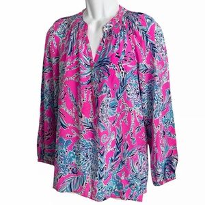 Lilly Pulitzer Silk Elsa Size Small